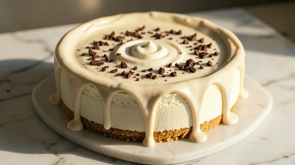 Baker's White Chocolate Cheesecake Recipe: Velvety Swirls With Perfectly Set Edges