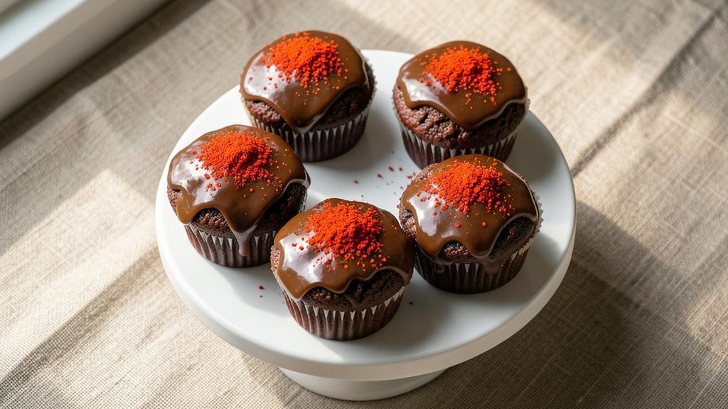 Chili Chocolate Cupcakes Recipe: Spiced Dark Cocoa Meets Smoky Heat