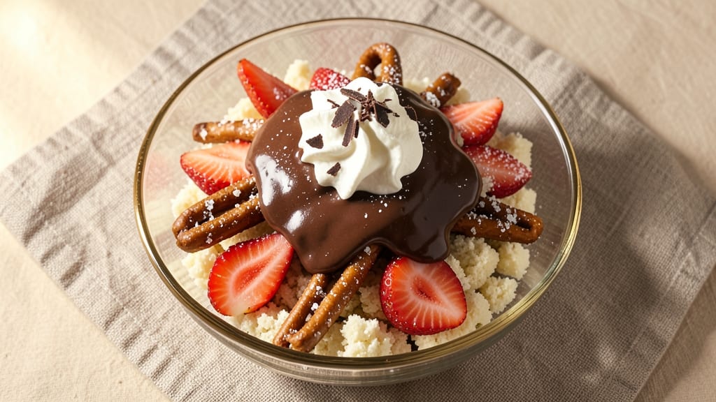 Chocolate Angel Strawberry Pretzel Salad Recipe: Sweet-Salty Crunch Meets Creamy Magic