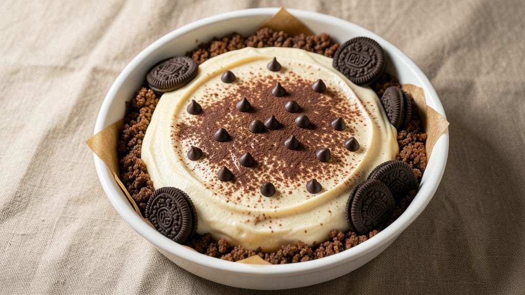 Chocolate Oreo Cheesecake Recipe: Crunchy Cookie Base and Silky Ganache Fusion