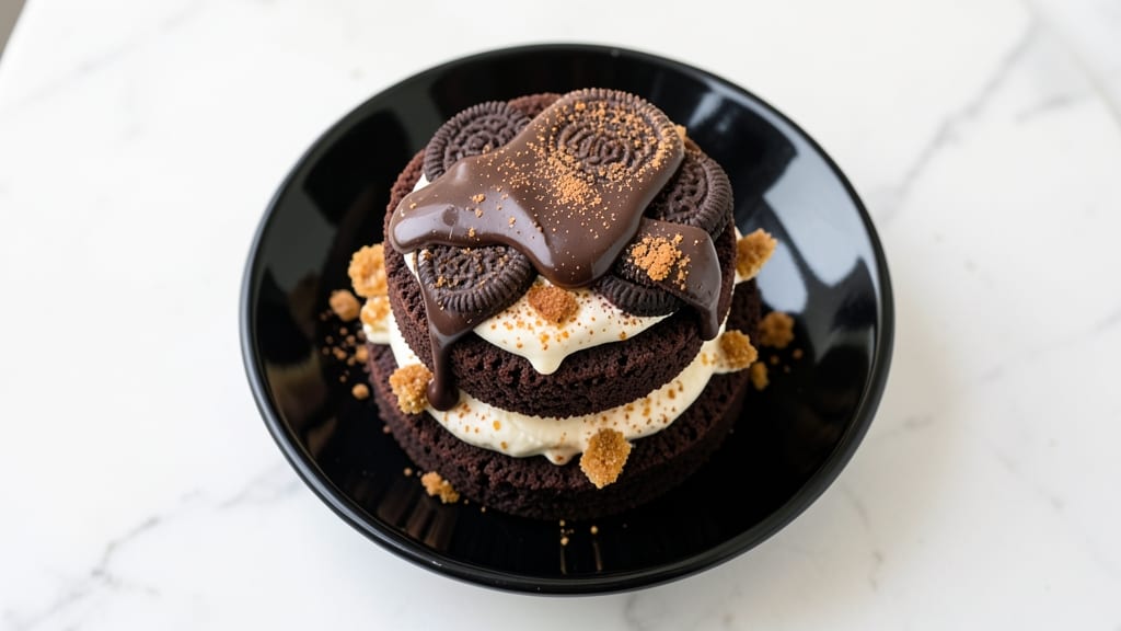 Chocolate Oreo Ice Cream Cake Recipe: Triple-Layered Freezer Magic With Crunchy Crown