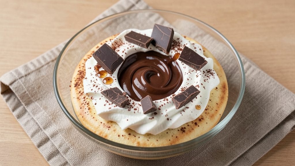 Chocolate Pavlova Recipe: Crispy Meringue Crown With Fudgy Ganache Swirls