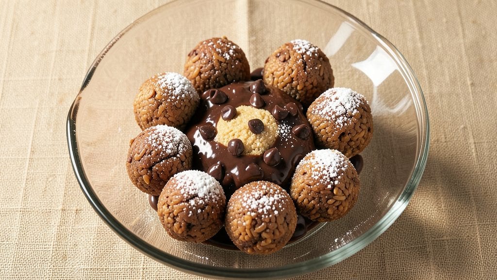 Chocolate Rice Balls Recipe: Crispy Coated Bites With Gooey Hearts