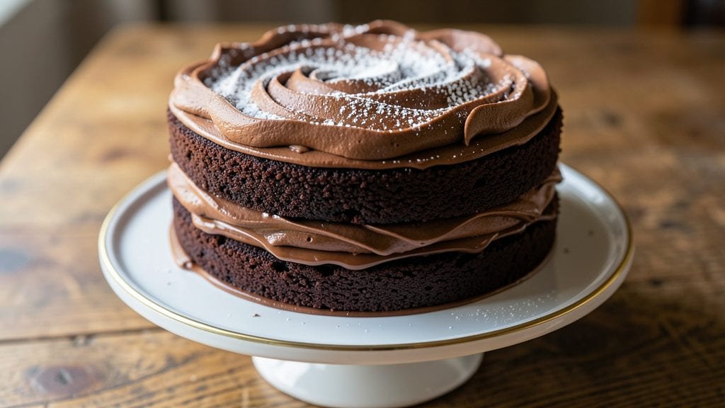 Copycat Red Lobster Chocolate Wave Cake Recipe: Triple-Layered Fudgy Swirls With Pecan Crown