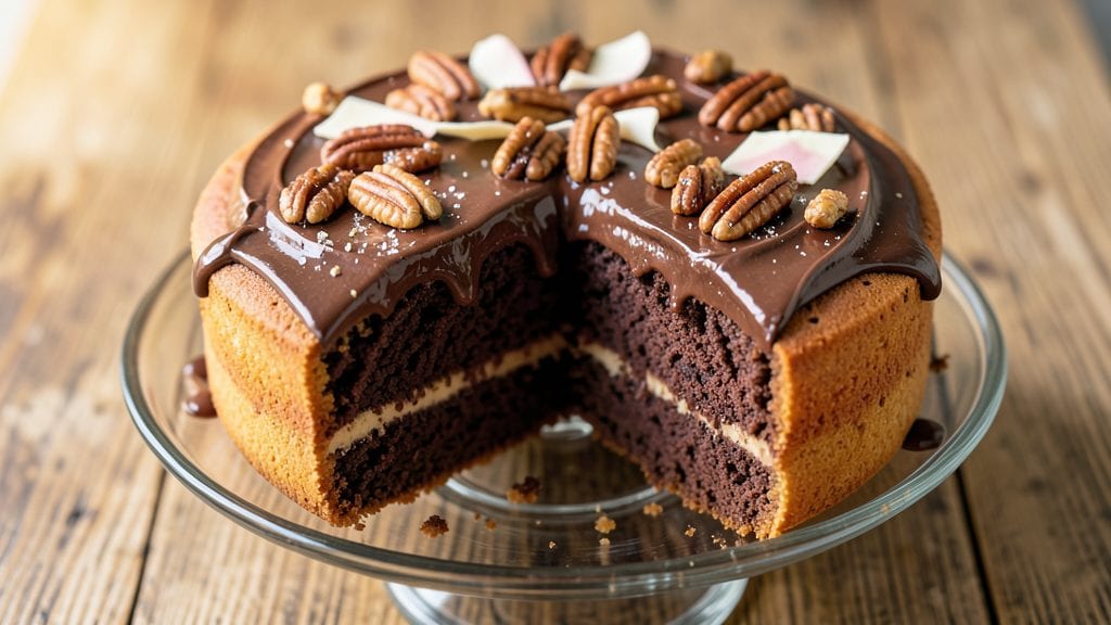 German Chocolate Cake Recipe Using Baker's Chocolate: Rich Pecan-Cocoa Swirls With Zero Cracking