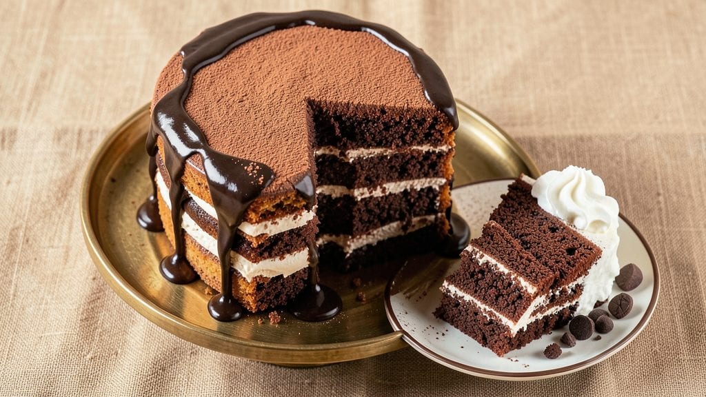 Grandma Sue's Sour Cream Chocolate Fudge Cake Recipe: Velvety Moisture and Deep Chocolate Flavor