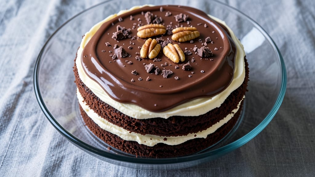 Hershey's Old-Fashioned Chocolate Cake Recipe: Nostalgic Fudgy Layers With Toasted Nut Crown
