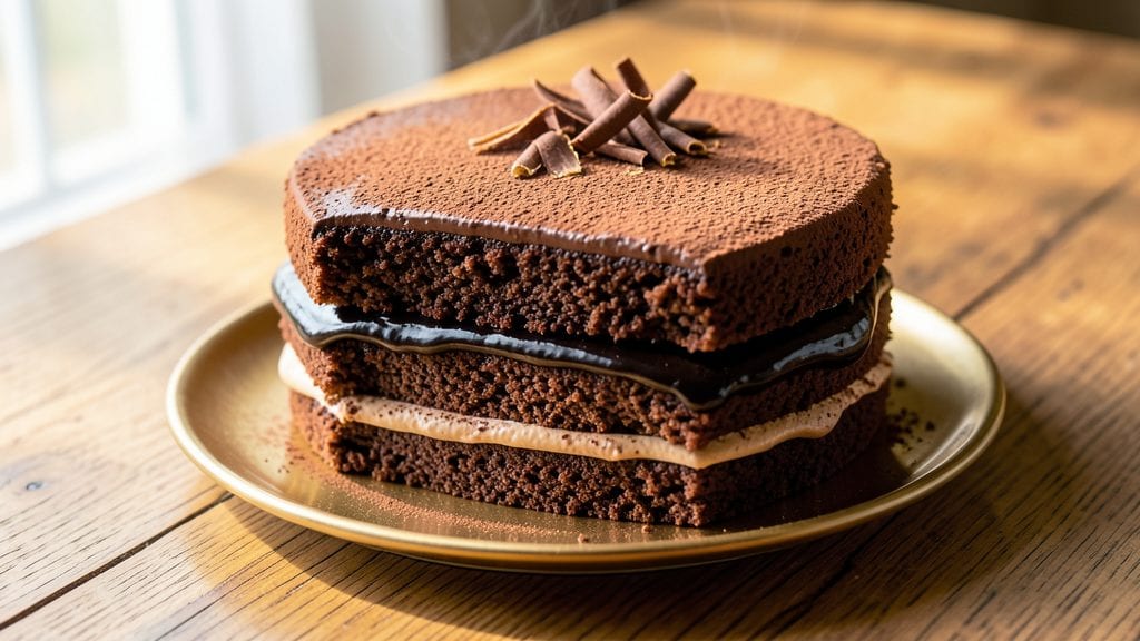 Nana's Chocolate Cake Recipe: Homemade Grandma-Style Layers With Vanilla Bean Swirls