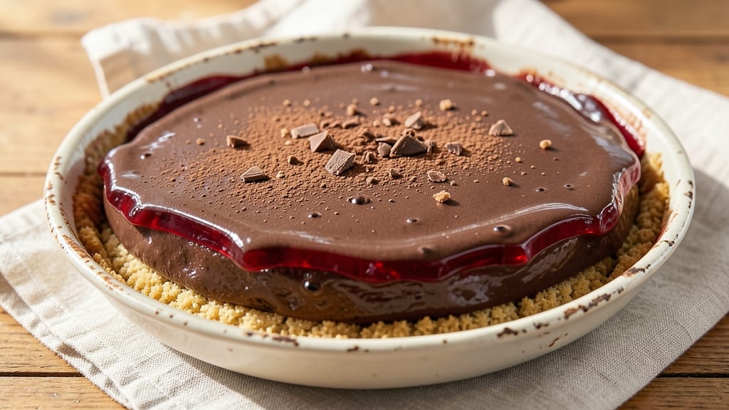 Old Fashioned Jello Cook and Serve Chocolate Pudding Pie Recipe: Velvety Chocolate Layers With Crispy Graham Cracker Base